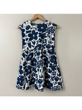 Marimekko x Uniqlo Girls Cotton Denim Sleeveless Dress